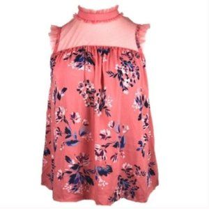 Arizona Floral Mesh Flowy Top